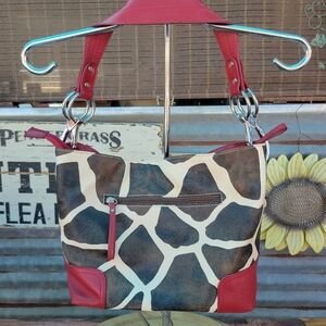 Giraffe Print Purse